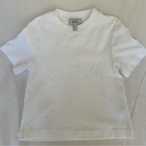 COS Classic White Short Sleeve Tee